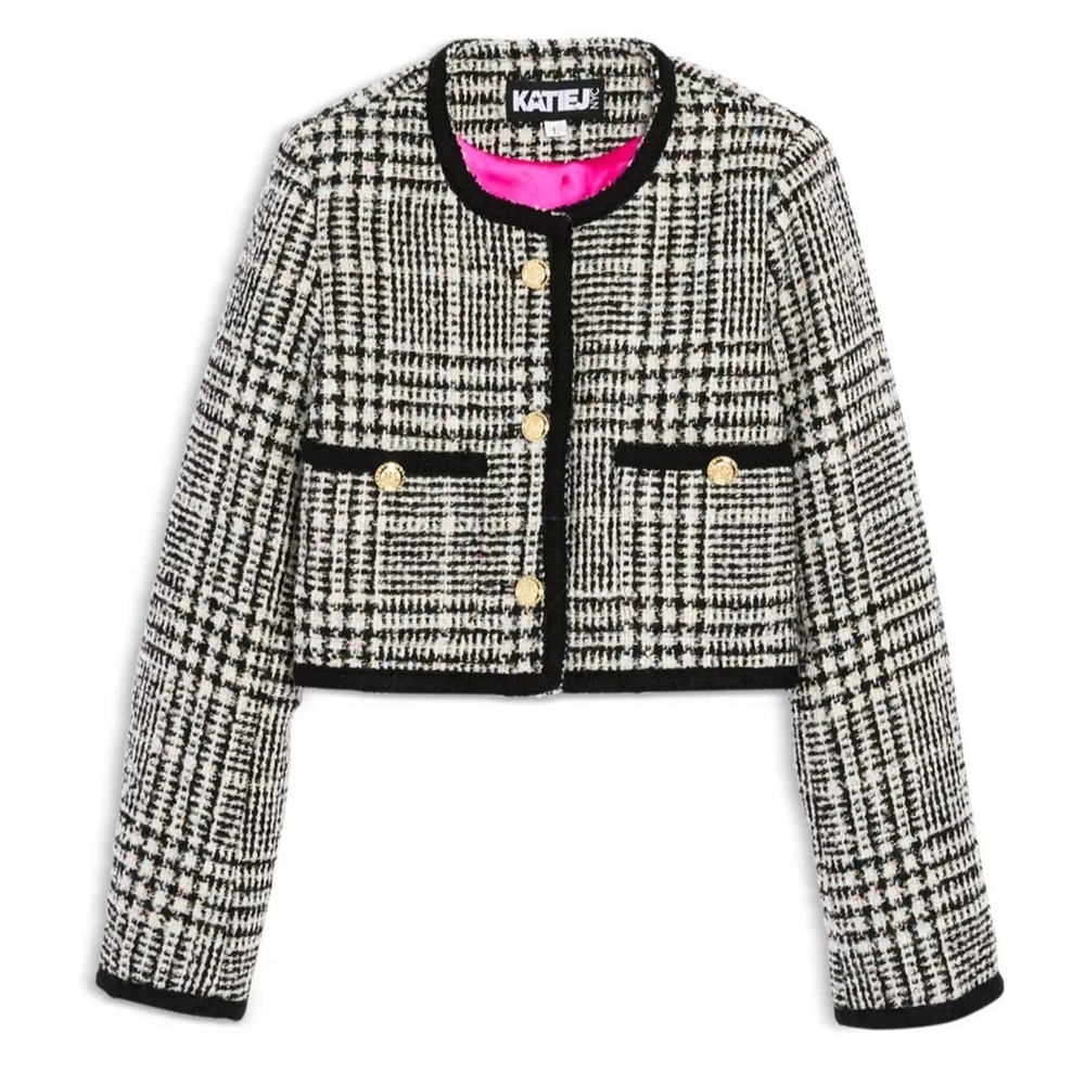 KatieJNYC Tween Hattie Cropped Jacket Girls size XL/14